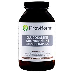 Proviform Glucosamine Chondroitine MSM Complex Tabletten 240TB Proviform Glucosamine Chondroitine MSM Complex Tabletten 240TB