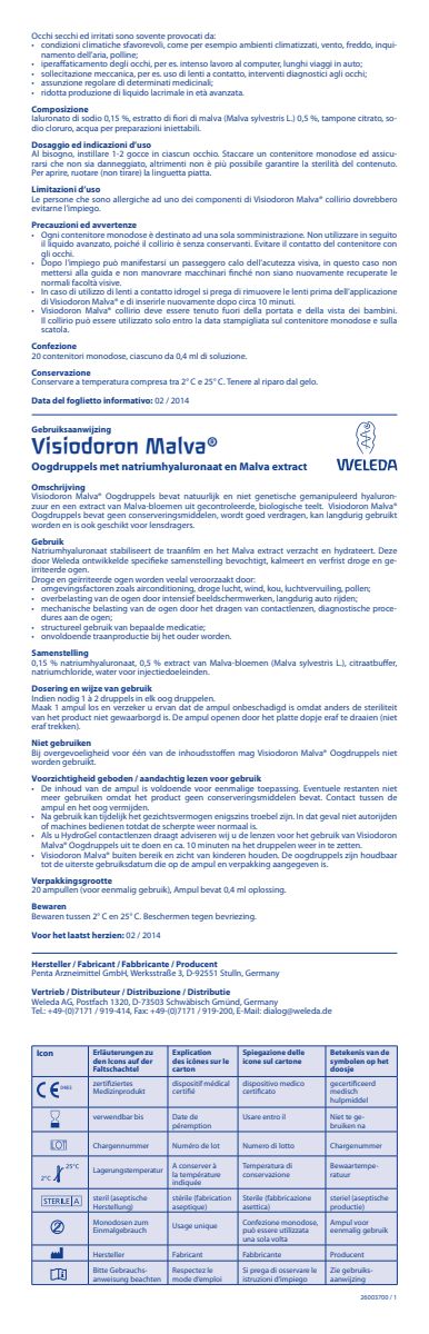 Visiodoron Malva Oogdruppels Ampullen afbeelding van document #2, instructions