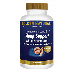 Golden Naturals Slaap Support Capsules 180CP
