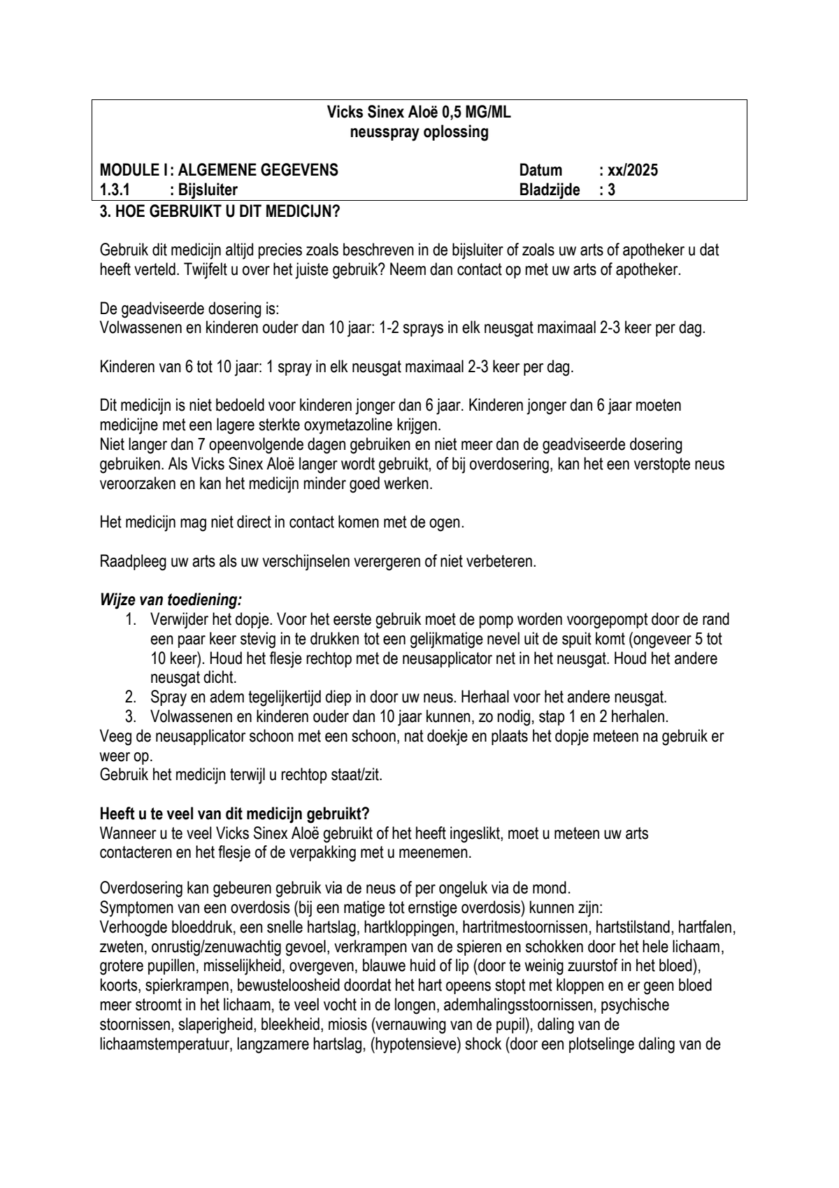 Sinex Aloe Neusspray afbeelding van document #3, leaflet