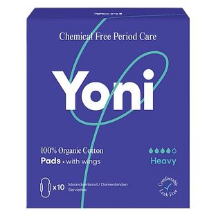 Yoni Maandverband Heavy met Vleugels 10ST