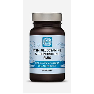 Kala Health MSM, Glucosamine & Chondroïtine Plus Capsules 60CP