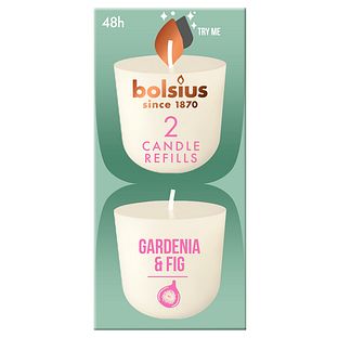 Bolsius Gardenia & Fig Candle Refills 2ST