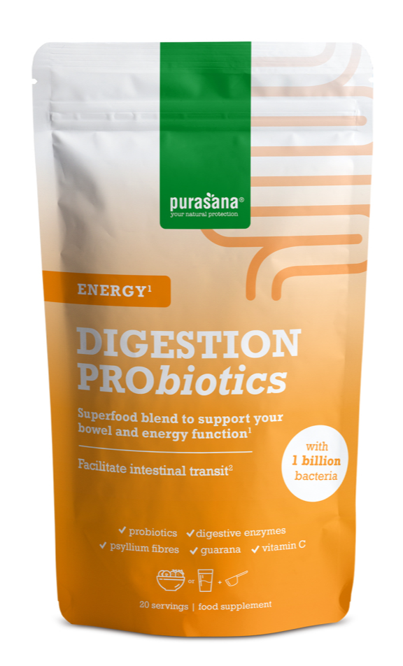 Purasana Digestion Probiotics Energy Poeder afbeelding 1