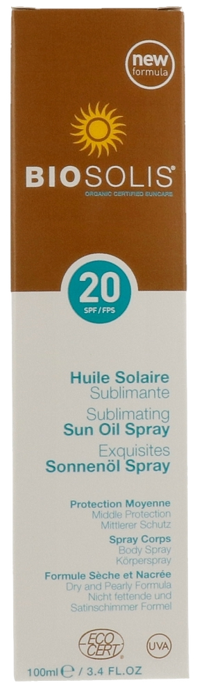 Biosolis Sun Oilspray SPF20 afbeelding