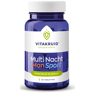 Vitakruid Multi Nacht Man Sport 100% Vegan 30TB