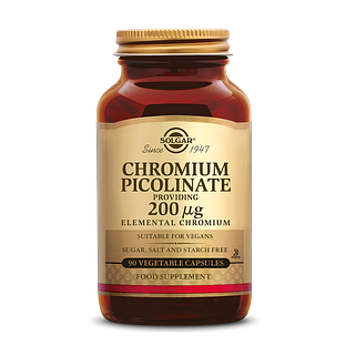 Solgar Chromium (Chroom) Picolinate 200 mcg Capsules 90VCP Solgar Chromium (Chroom) Picolinate 200 mcg Capsules 90VCP