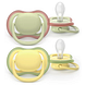 Avent Ultra Air Fopspeen Colors of Nature 18M+ 2ST Fopspenen uit de verpakking