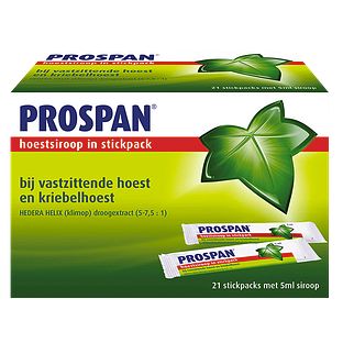 Prospan Hoestsiroop Sticks - bij vastzittende hoest en kriebelhoest 21ST