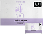 Naif Baby & Kids Lotion Billendoekjes Voordeelverpakking 8x54ST