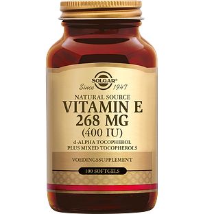 Solgar Vitamine E 268 mg/400 IU Complex Softgels 100SG