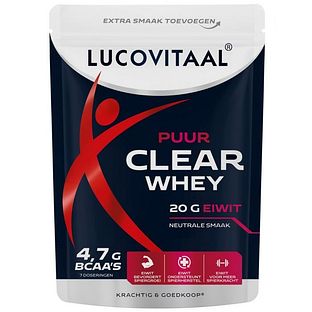 Lucovitaal Clear Whey Puur Poeder 175GR
