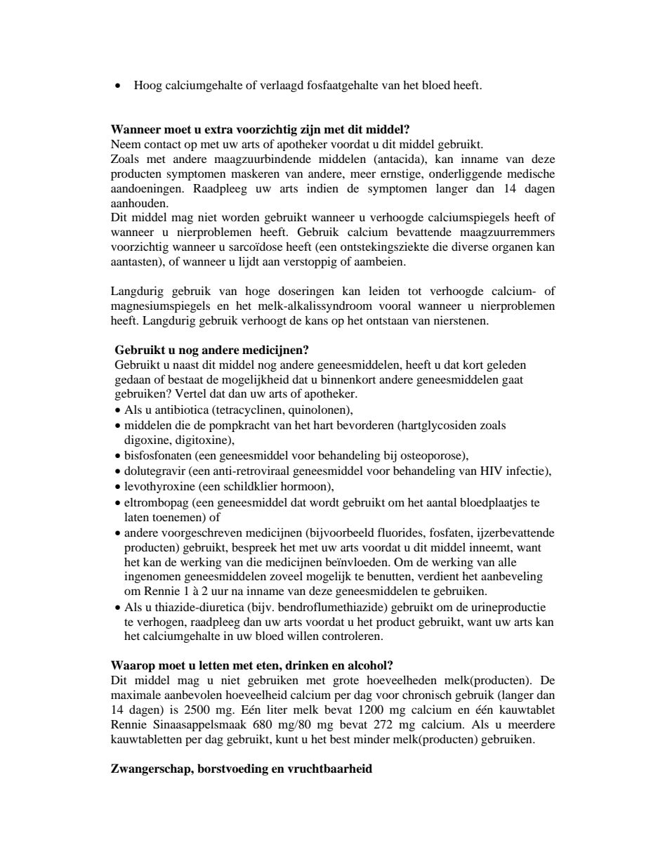 Sinaasappel kauwtabletten bij brandend maagzuur afbeelding van document #2, leaflet