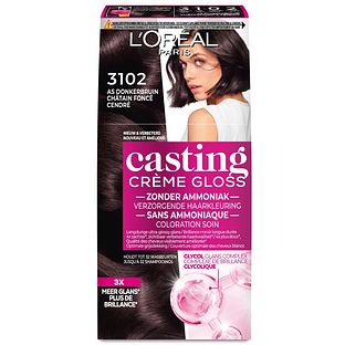 L'Oréal Paris Casting Crème Gloss Haarkleuring As Donkerbruin 3102 1ST