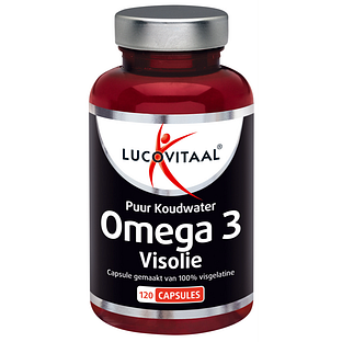 Lucovitaal Omega 3 Visolie Puur Koudwater Capsules 120CP