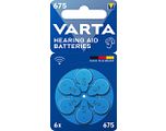 Varta Gehoorapparaat Batterijen Type 6ST
