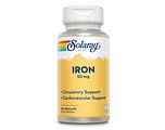 Solaray Iron 50mg Capsules 60CP