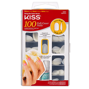 Kiss 100 Full Cover Nails Active Oval 1ST