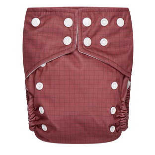 Bumbuns Easy Herbruikbare Luier Tiles Mahogany Drukknopen 1ST