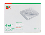 Lohmann & Rauscher Gazin Gaaskompres 7,5x7,5cm 10ST