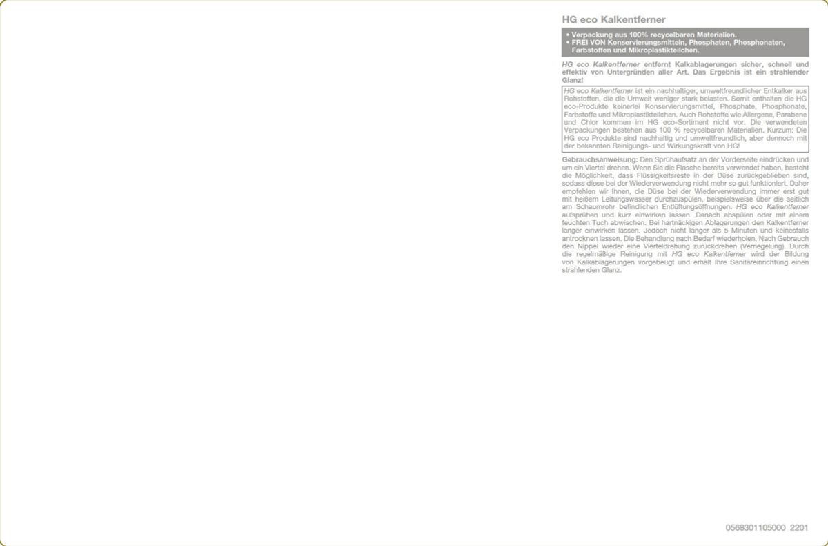 Eco Kalkverwijderaar afbeelding van document #2, label