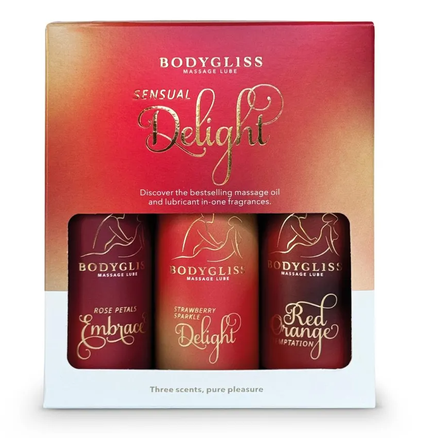 Bodygliss Massage Lube Sensual Delight Giftset