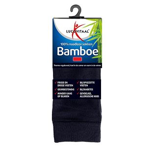 Lucovitaal Bamboe Sokken Blauw 35-38 1PR