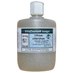 Vita Reform Van der Snoek Vita Reform VitaZouten Huidgel Nr. 16 Lithium Muriaticum 90ML Vita Reform Van der Snoek Vita Reform VitaZouten Huidgel Nr. 16 Lithium Muriaticum 90ML