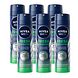 Nivea Men Fresh Sensation Anti-Transpirant Spray Voordeelverpakking 6x150ML
