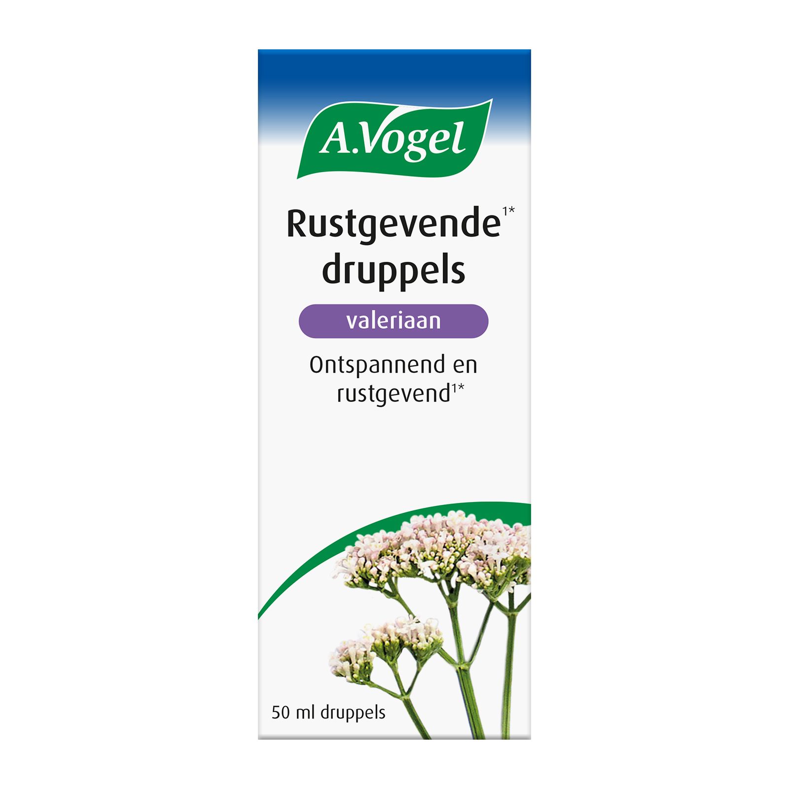 A.Vogel Rustgevende¹* Druppels Valeriaan 50ML