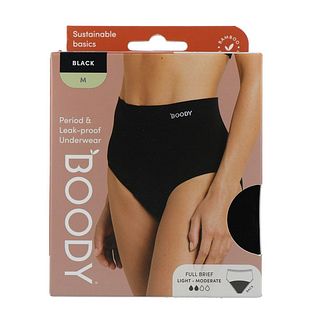 Boody Menstruatieondergoed Tailleslip Zwart Licht/Normaal Maat M 1ST