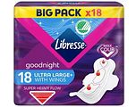 Libresse Goodnight Ultra Large With Wings Maandverband 18ST