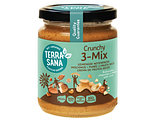 TerraSana Gemengde Notenpasta Crunchy 3-Mix 250GR