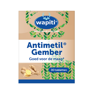 Wapiti Antimetil Gember Tabletten 30TB