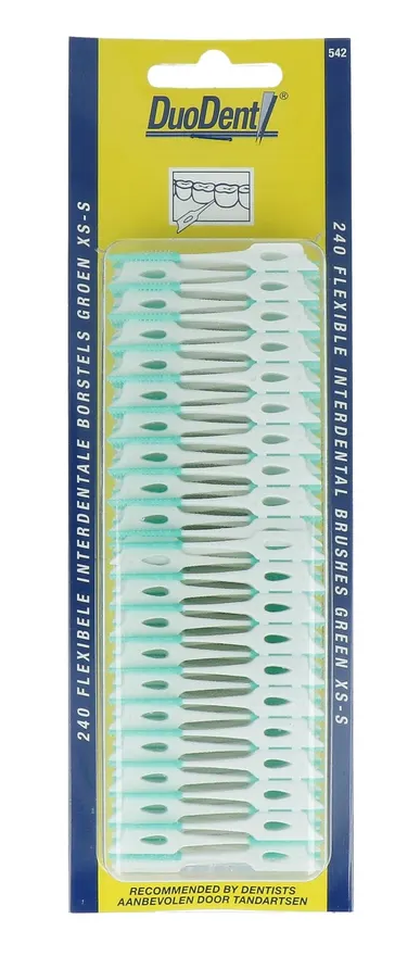 Duodent Flexibele Interdentale Borstels Groen XS-S
