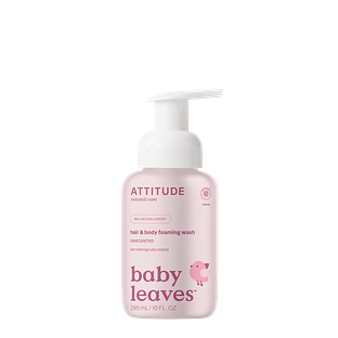 Attitude Baby Leaves 2-in-1 Hair & Body Foaming Wash Zonder Parfum 295ML