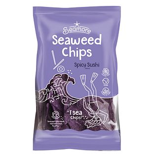 Seamore Seaweed Chips Spicy Sushi 135GR