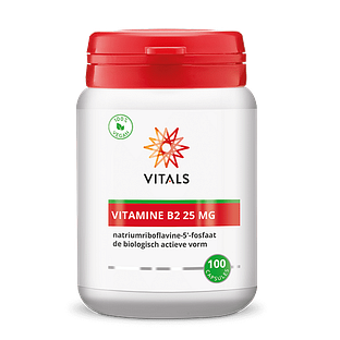 Vitals Vitamine B2 25mg Capsules 100CP