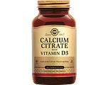 Solgar Calcium Citraat met Vitamine D3 Tabletten 60TB