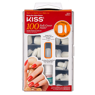 Kiss 100 Full Cover Nails Short Square 1ST