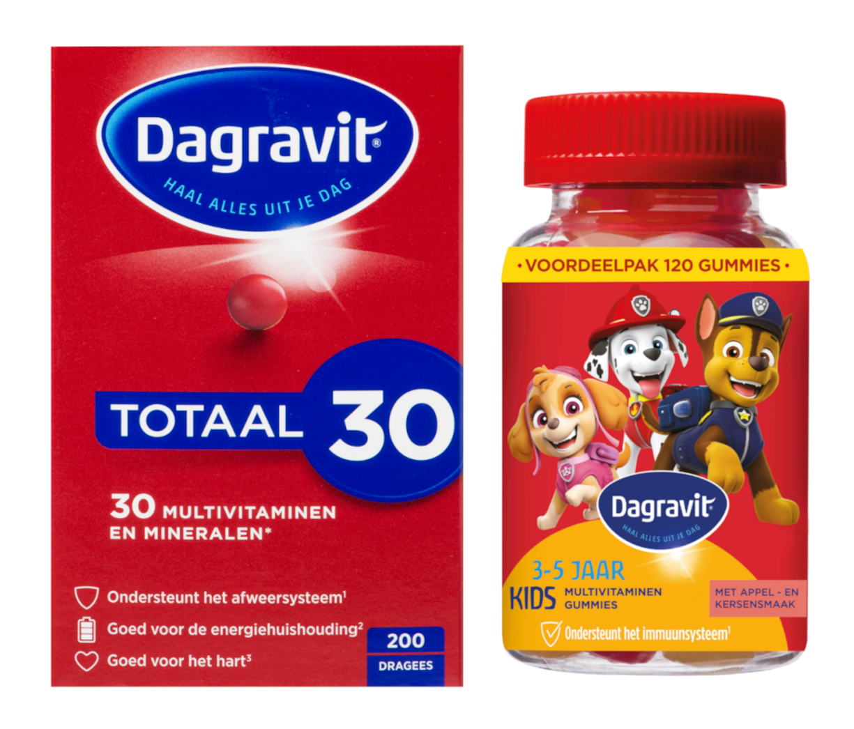 Dagravit Family Pack Totaal 30 + Kids Multivitaminen Gummies afbeelding