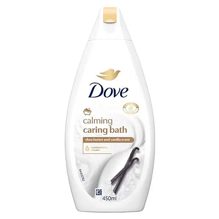 Dove Calming Caring Bath Cream Vanilla 450ML Dove Calming Caring Bath Cream Vanilla 450ML