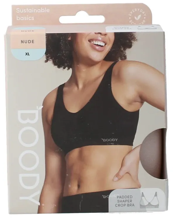 Boody Padded Shaper Crop Bra Nude XL afbeelding