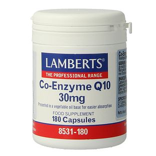 Lamberts Co-Enzym Q10 30mg Vegacapsules 180VCP