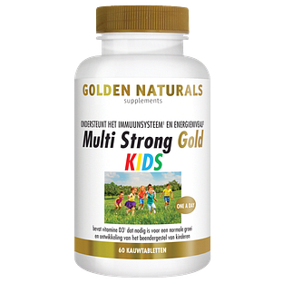 Golden Naturals Multi Strong Gold Kids Kauwtabletten 60TB