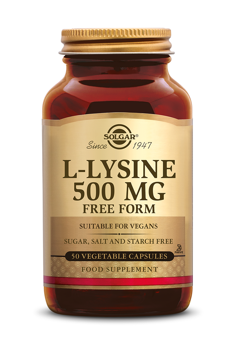 Solgar L-Lysine 500 mg Capsules 50VCP