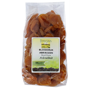 Boerjan Bloeddruk Abrikozen 500GR