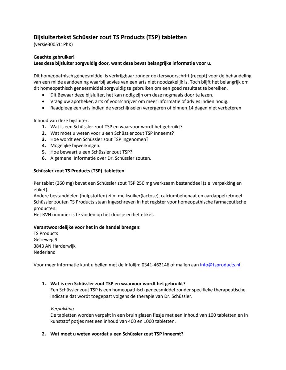 Celzout 17 Manganum Sulfuricum D6 Tabletten afbeelding van document #1, leaflet