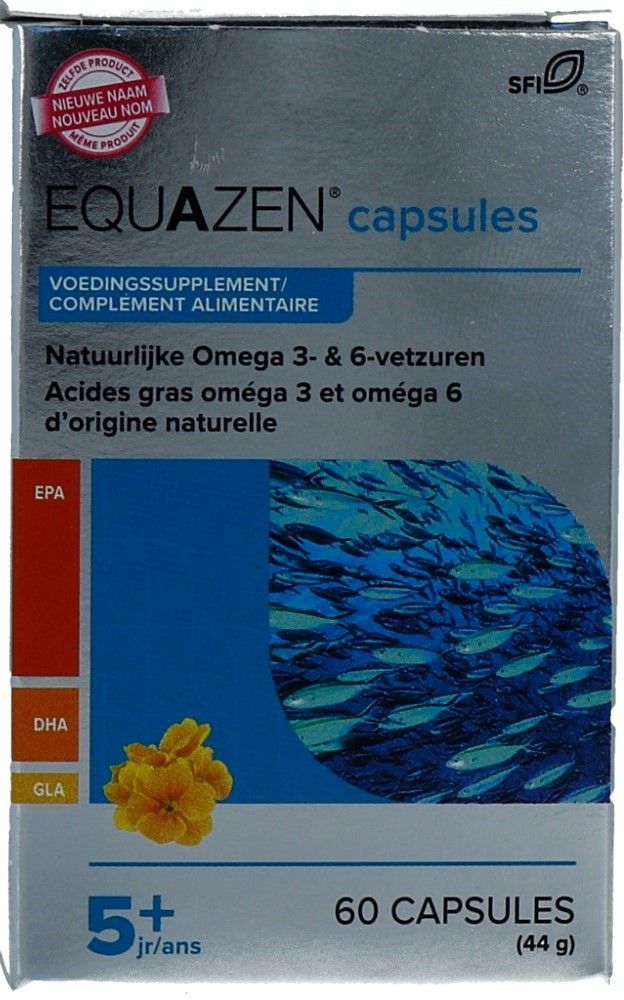 Springfield Equazen Omega 3- & 6- Vetzuren Capsules 60CP