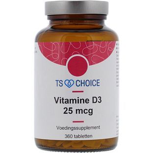 TS Choice Vitamine D3 25 mcg Tabletten 360TB